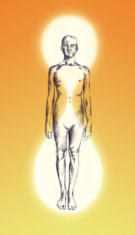 Aura in connection iwth astral being